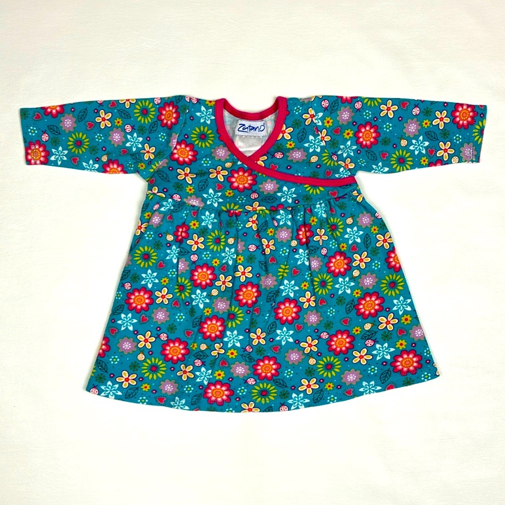 Zutano Blue Floral Dress